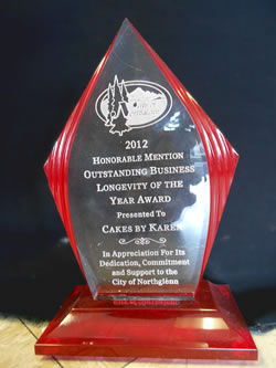 2012 City of Northglenn Outstanding Longevity of the Year Award - Honorable Mention 